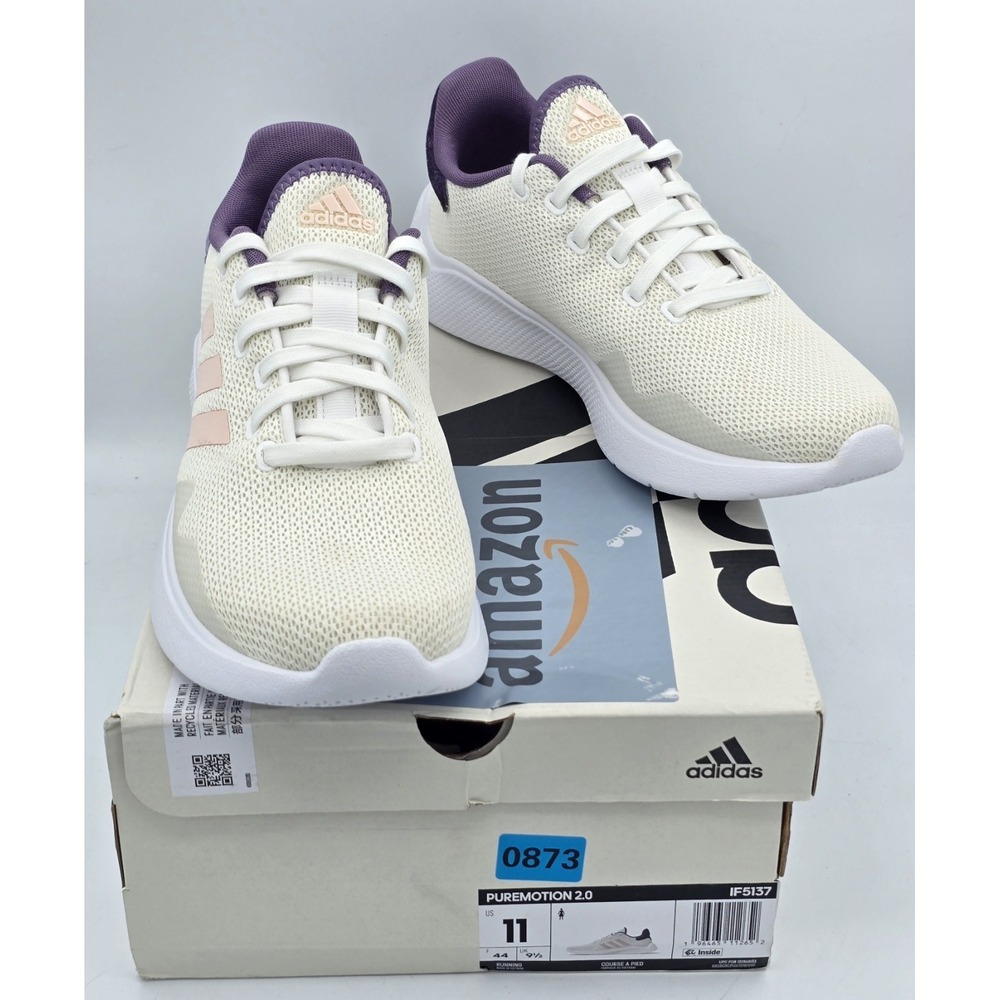 Adidas Women's Lavender Pure Motion 2.0 Lace Up IF5137 Running Shoes Size 11 M